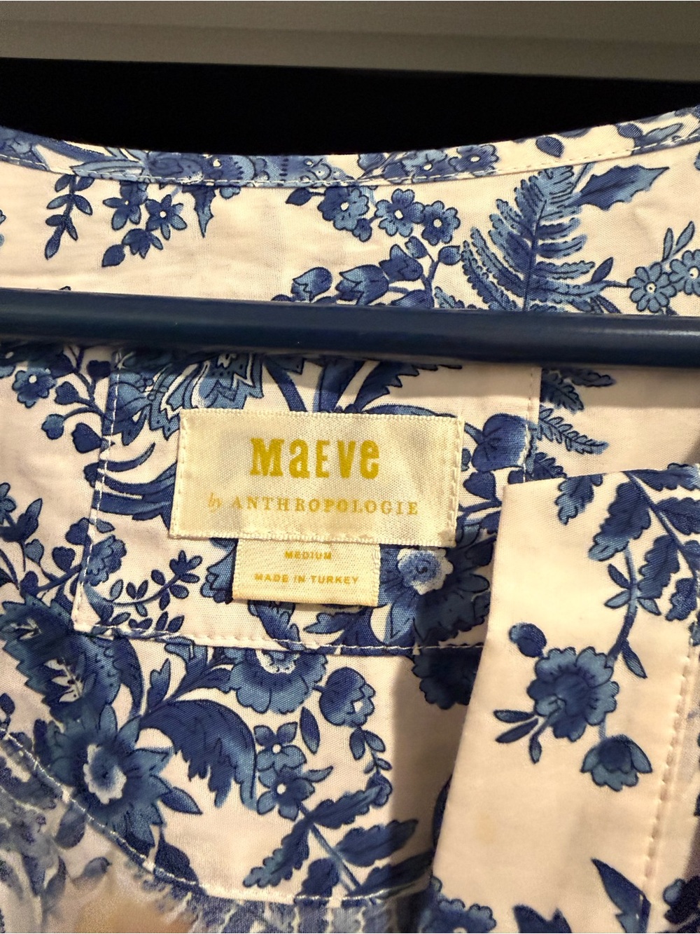 Somerset Blue Floral Maxi Dress - Picture 3 of 3
